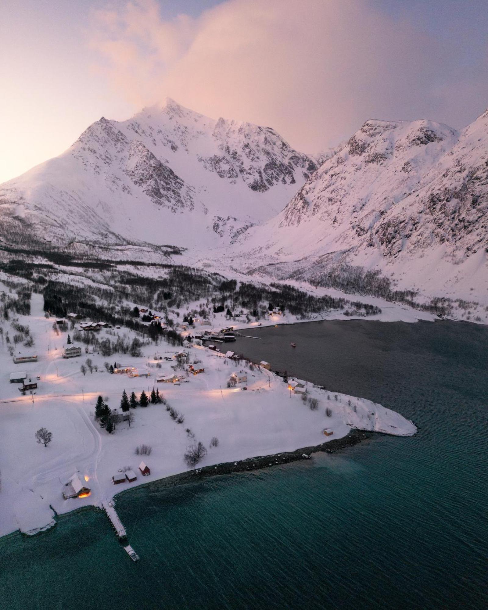 Villa Lyngen Aurora House Koppangen Exterior foto